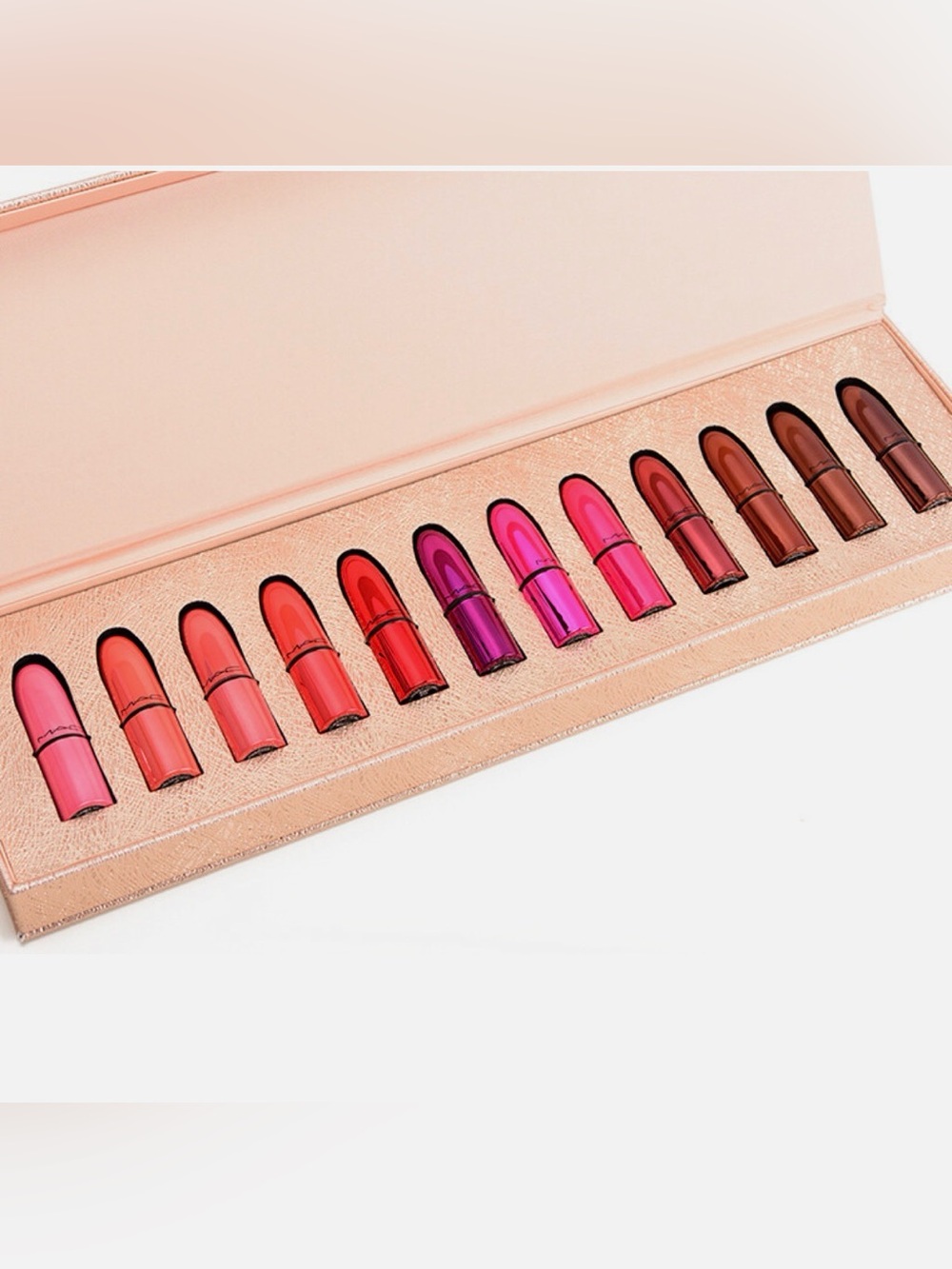 MAC 12 Mini Lipstick Vault Set Limited Edition Complete